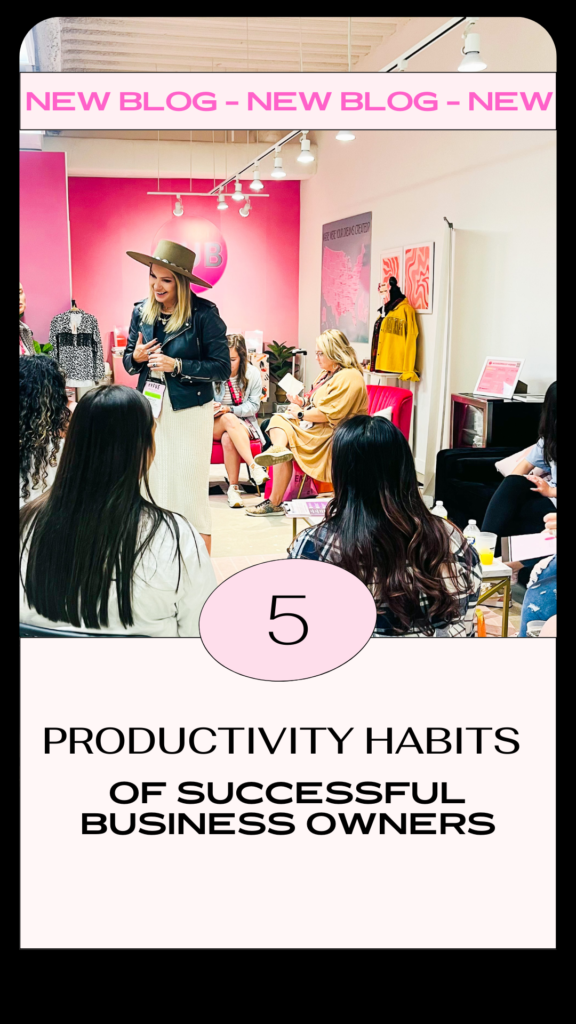 5 Productivity Habits Of Successful Business Owners