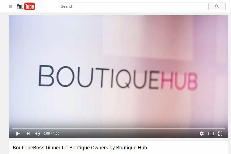 The Boutique Hub | BoutiqueBoss Dinner