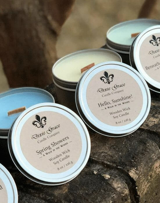 Dixie Grace Candle Co || The Boutique Hub