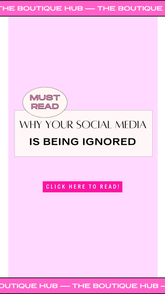 Why Your Social Media is Being Ignored
