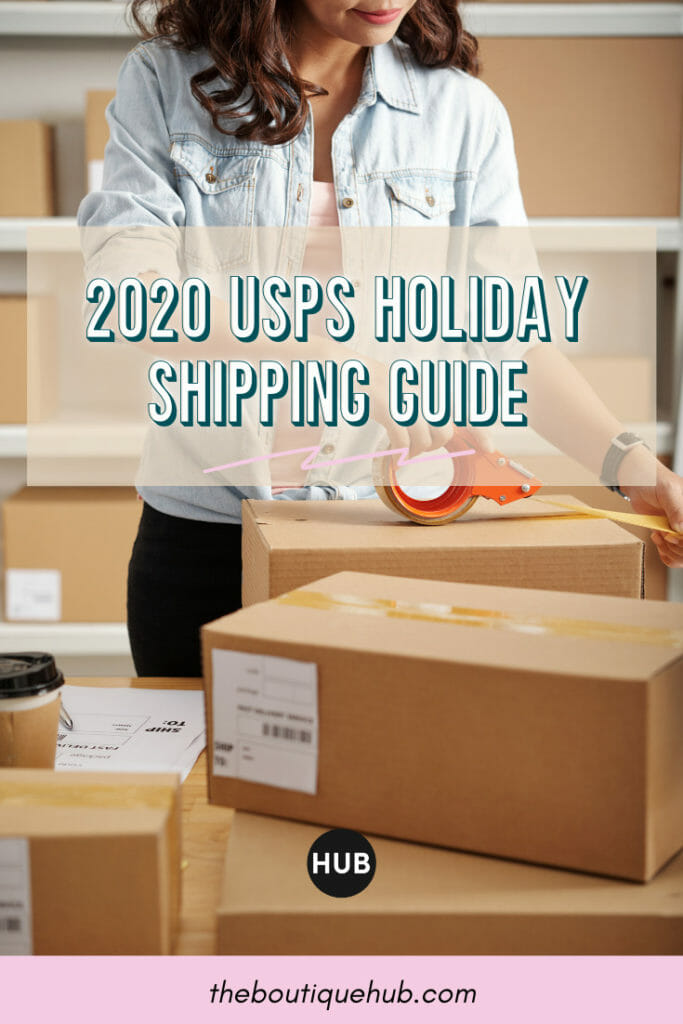 2020 USPS Holiday Shipping Guide