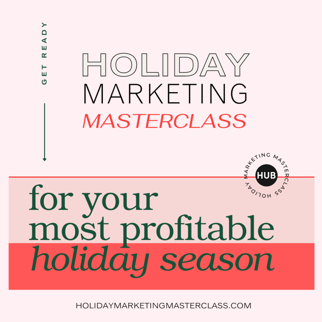 holiday marketing masterclass