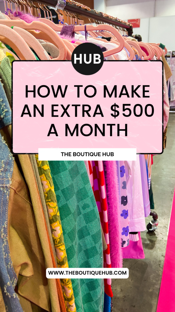 how to make an extra $500 a month