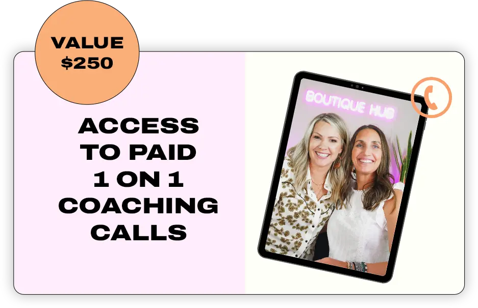 Access to paid 1 on 1 coaching calls
