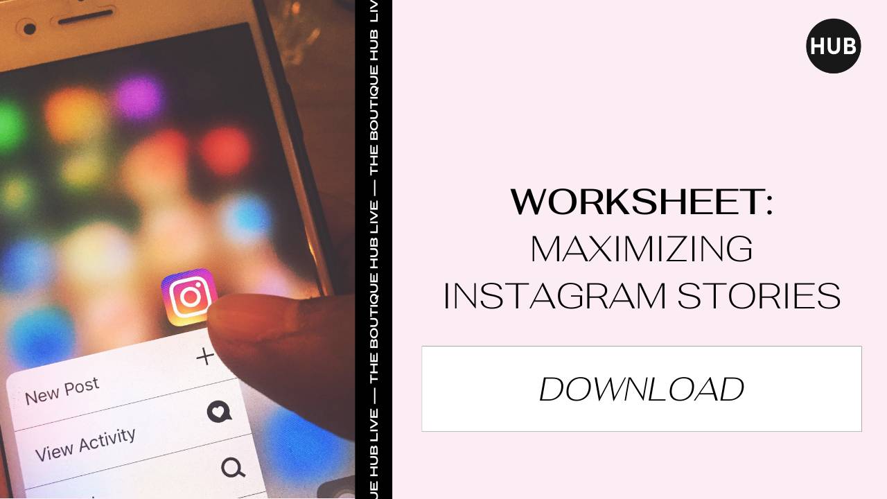 Maximizing Instagram Stories Worksheet