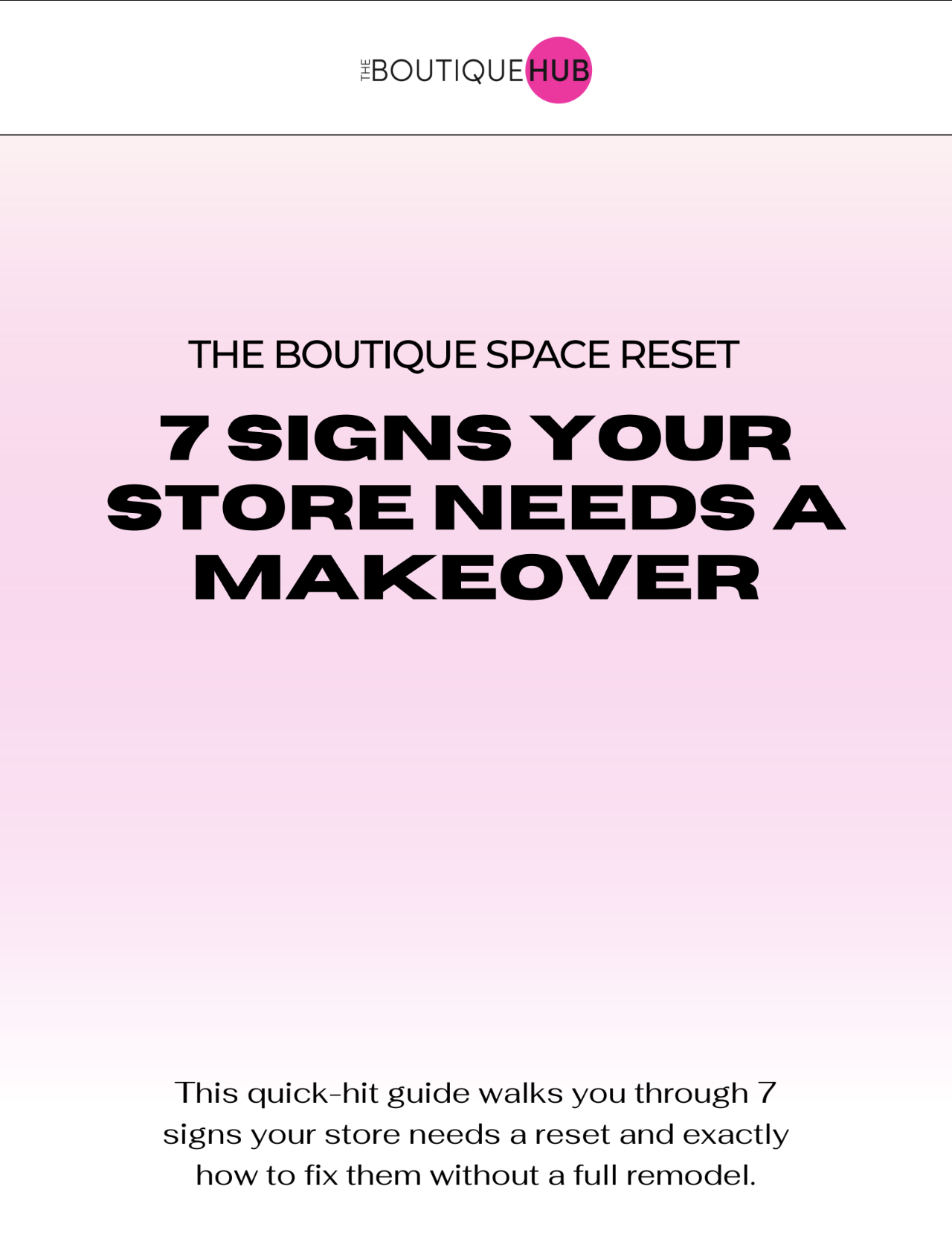 7 Signs Your Store Needs a Makeover